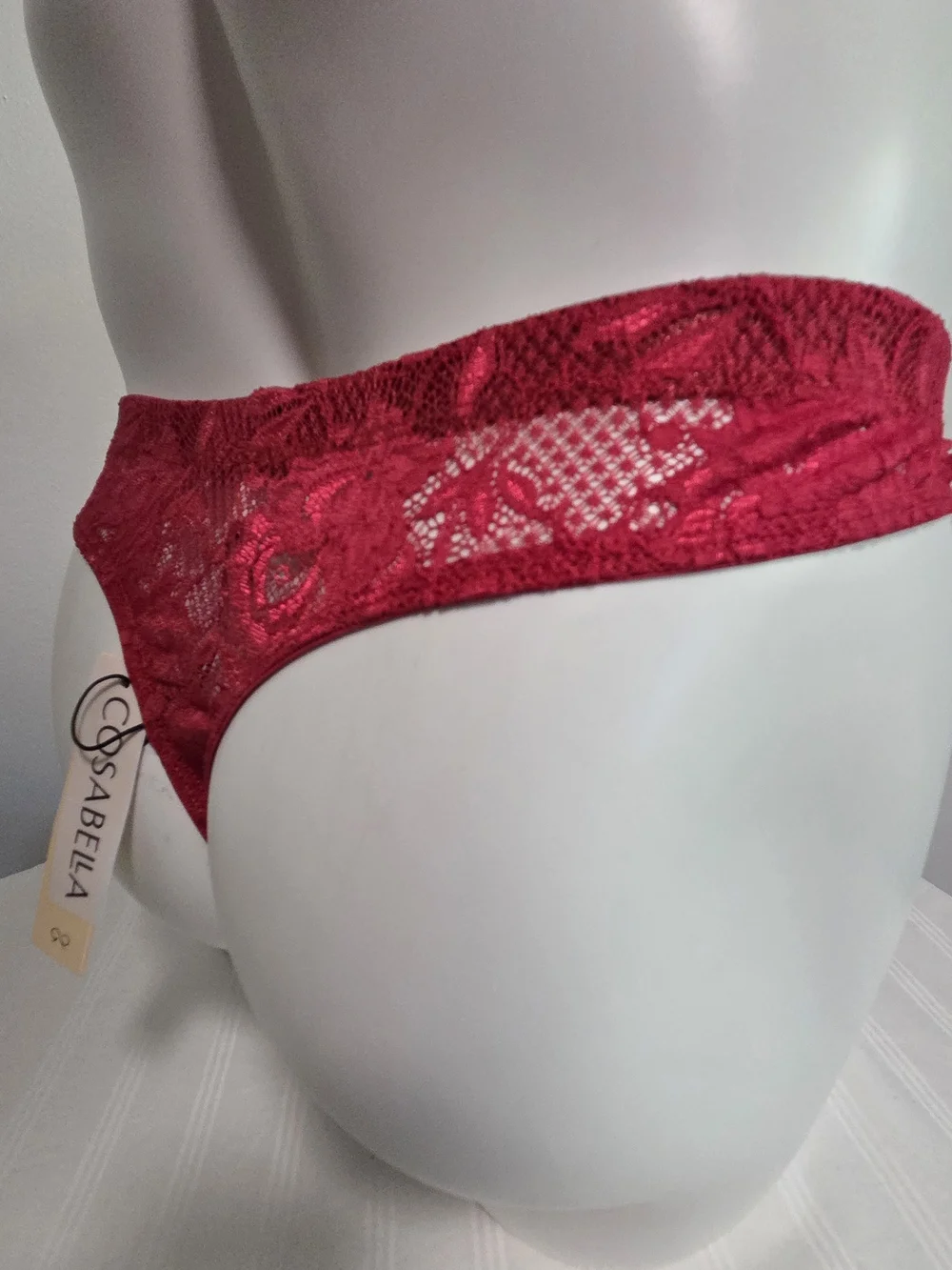 Cosabella Red Men's Lace Tanga Brief - Comfortable Support
